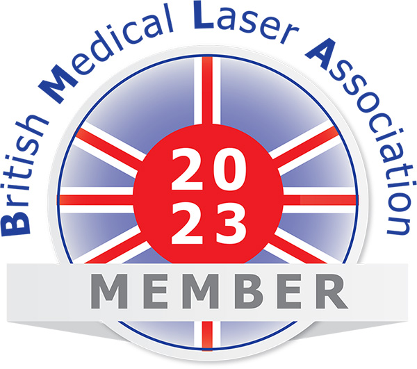British Medical Laser Association Member Logo 2023 Dr Josette Galligan